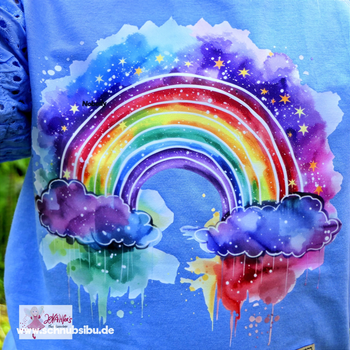 Bügelbild Regenbogen